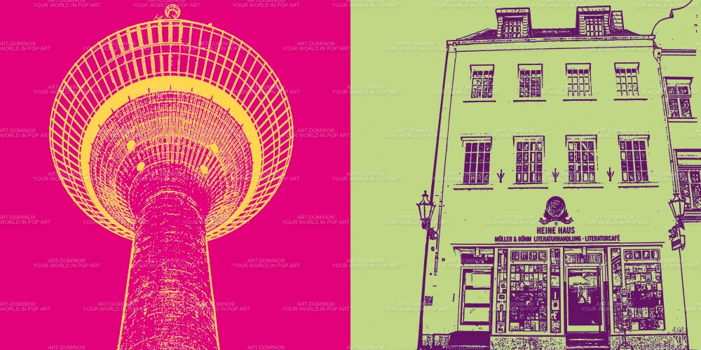 Leinwandbild Classics - Deutschland - Düsseldorf - 2815