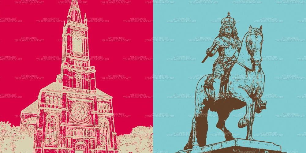 Leinwandbild Classics - Deutschland - Düsseldorf - 2817