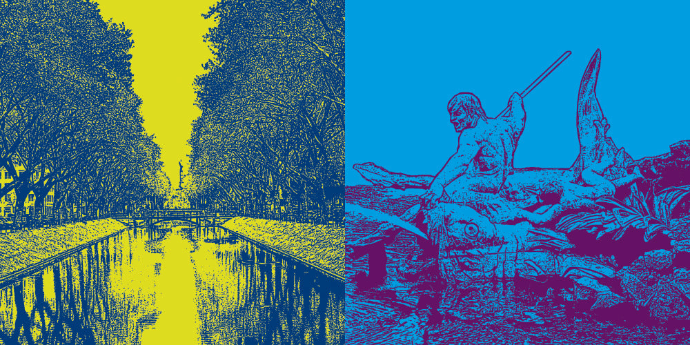 Leinwandbild Classics - Deutschland - Düsseldorf - 2819