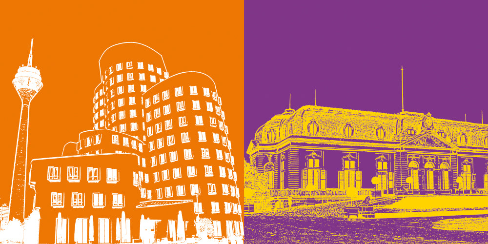 Leinwandbild Classics - Deutschland - Düsseldorf - 2822