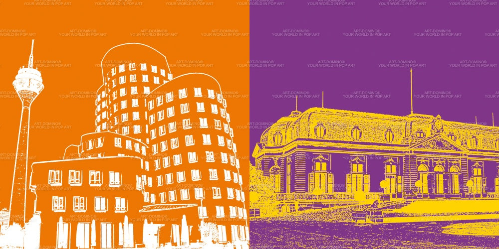 Leinwandbild Classics - Deutschland - Düsseldorf - 2822