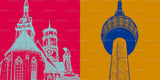 Leinwandbild Classics - Deutschland - Stuttgart - 2908