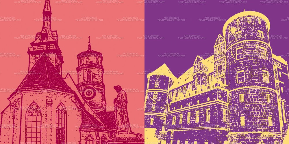 Leinwandbild Classics - Deutschland - Stuttgart - 2909