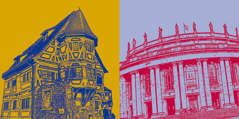 Tableau sur toile Classiques - Allemagne - Stuttgart - 2914