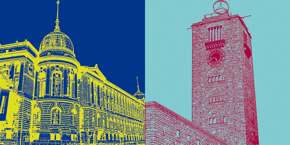 Leinwandbild Classics - Deutschland - Stuttgart - 2923