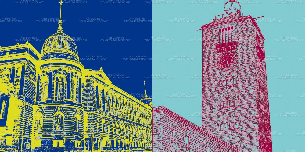 Leinwandbild Classics - Deutschland - Stuttgart - 2923
