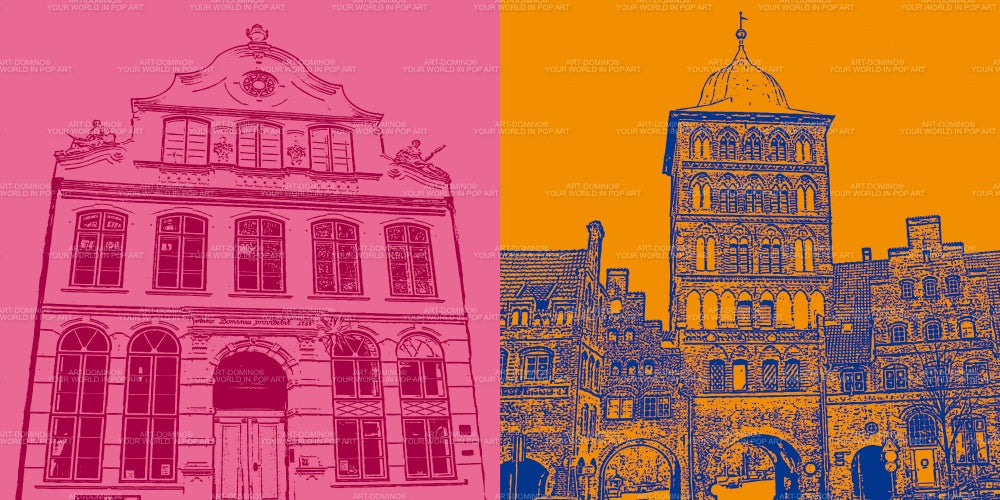 Leinwandbild Classics - Deutschland - Lübeck - 3101