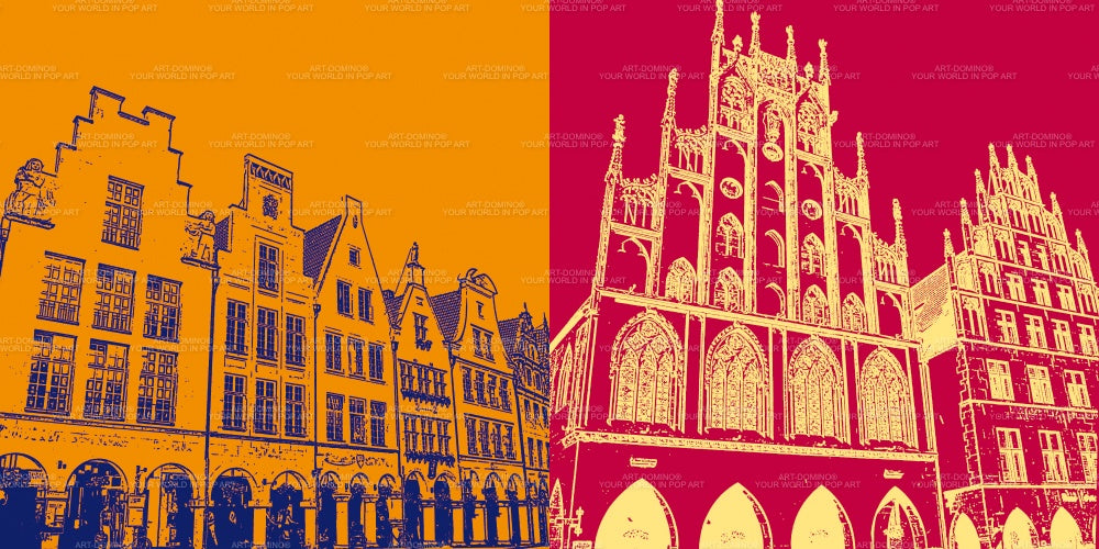 Leinwandbild Classics - Deutschland - Münster - 3210