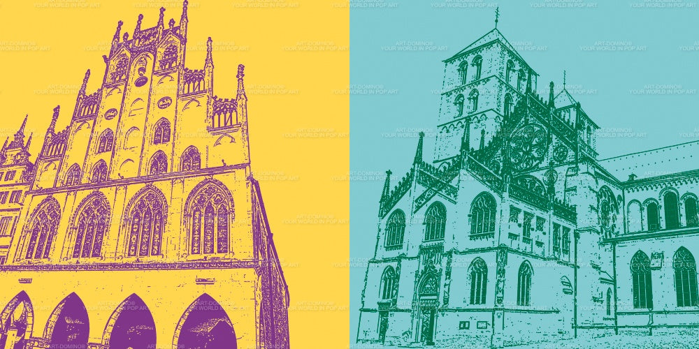 Leinwandbild Classics - Deutschland - Münster - 3212