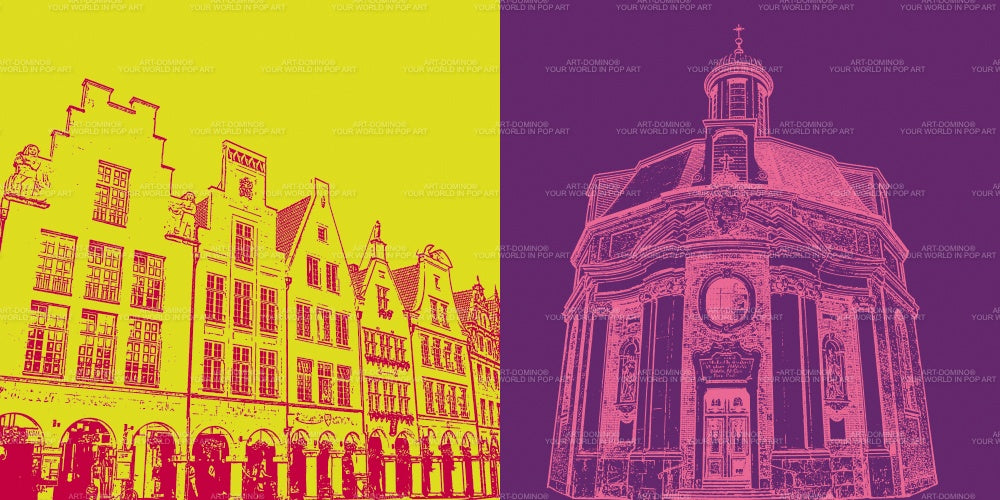 Leinwandbild Classics - Deutschland - Münster - 3217