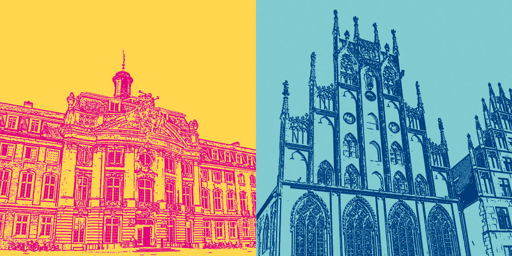 Leinwandbild Classics - Deutschland - Münster - 3219