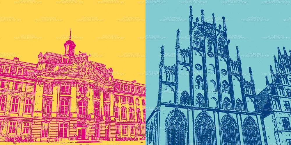 Leinwandbild Classics - Deutschland - Münster - 3219