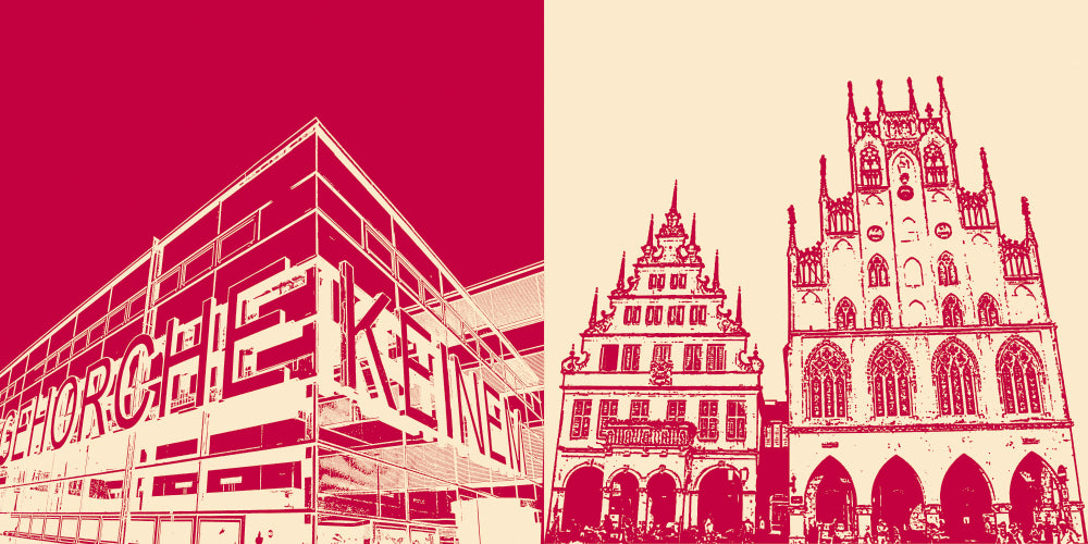 Leinwandbild Classics - Deutschland - Münster - 3220