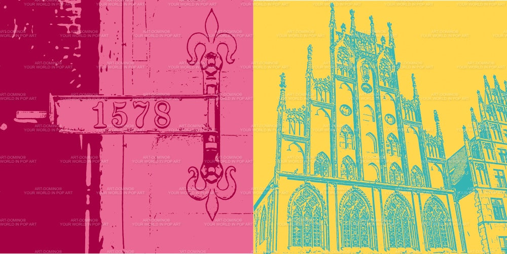 Leinwandbild Classics - Deutschland - Münster - 3222