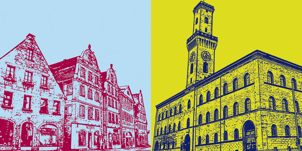 Leinwandbild Classics - Deutschland - Fürth - 3501