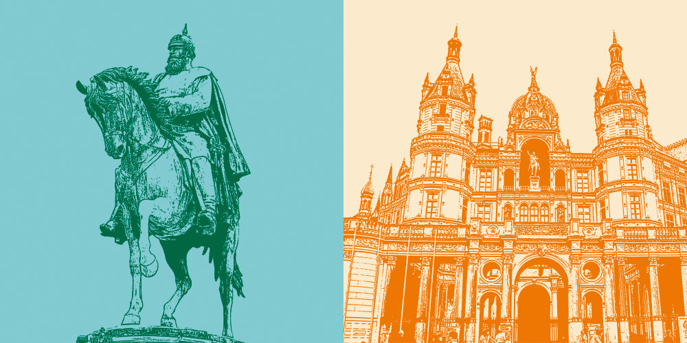 Leinwandbild Classics - Deutschland - Schwerin - 3605