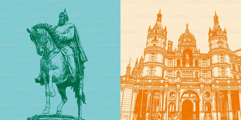 Leinwandbild Classics - Deutschland - Schwerin - 3605