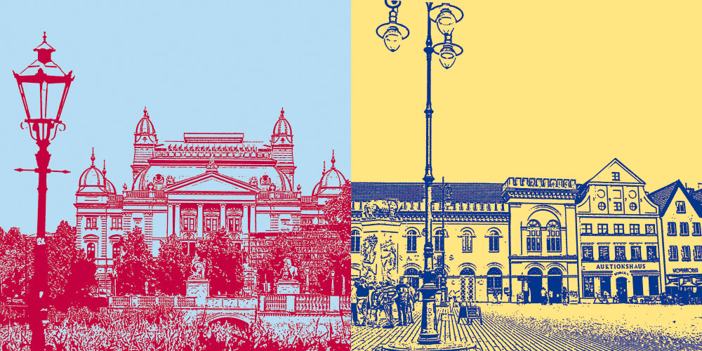 Leinwandbild Classics - Deutschland - Schwerin - 3606