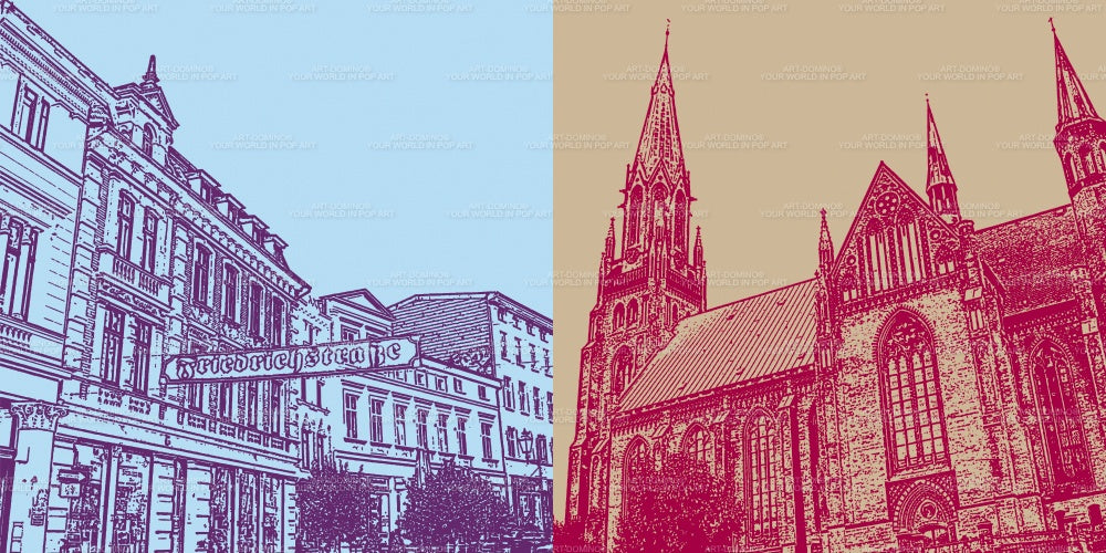 Leinwandbild Classics - Deutschland - Schwerin - 3607