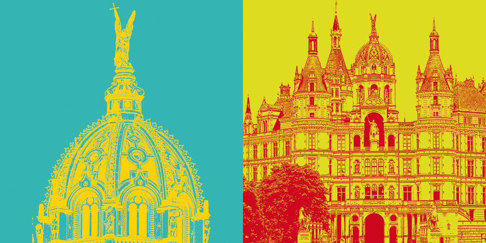 Leinwandbild Classics - Deutschland - Schwerin - 3610