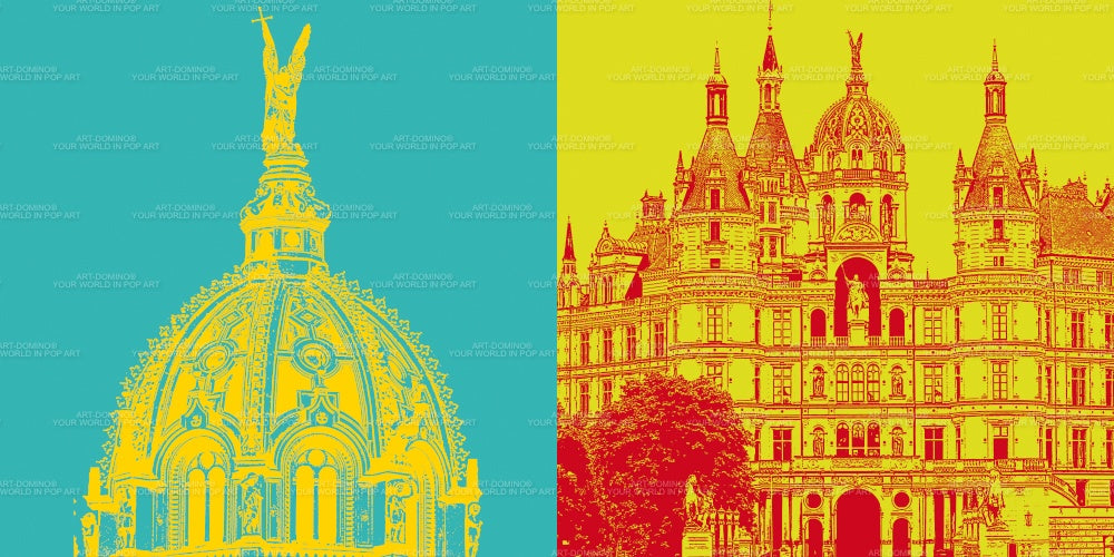 Leinwandbild Classics - Deutschland - Schwerin - 3610