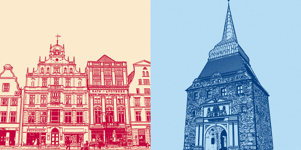 Leinwandbild Classics - Deutschland - Rostock - 3700