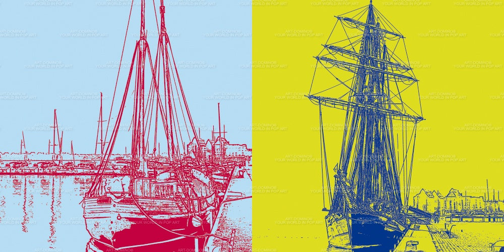 Leinwandbild Classics - Deutschland - Rostock - 3702