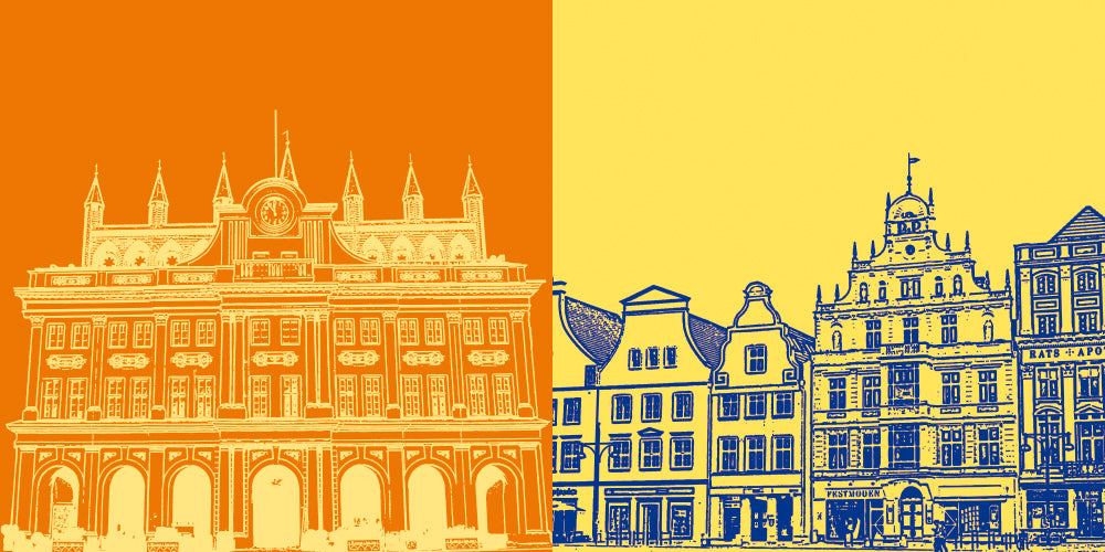 Leinwandbild Classics - Deutschland - Rostock - 3708