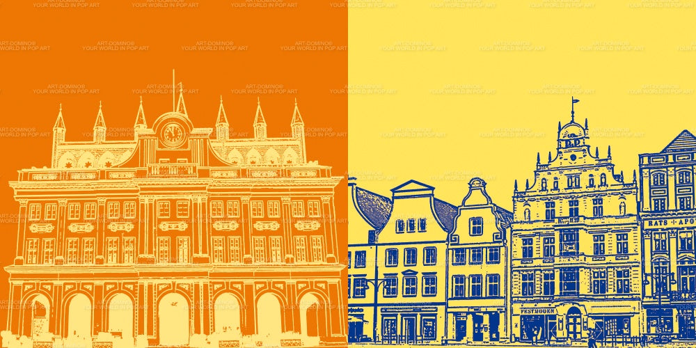 Leinwandbild Classics - Deutschland - Rostock - 3708