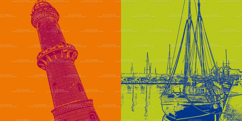 Leinwandbild Classics - Deutschland - Warnemünde - 3712