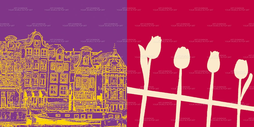 Tableau sur toile Classiques - Pays-Bas - Amsterdam - 4104