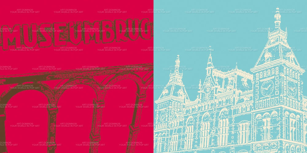 Tableau sur toile Classiques - Pays-Bas - Amsterdam - 4106