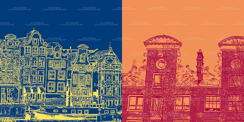 Tableau sur toile Classiques - Pays-Bas - Amsterdam - 4109