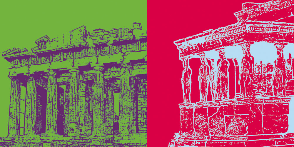 Leinwandbild Classics - Griechenland - Athen - 4803