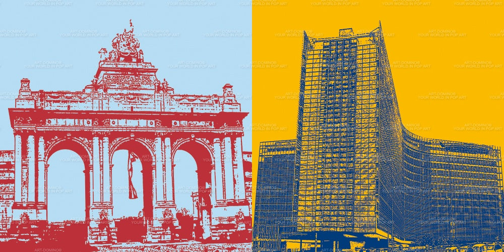 Leinwandbild Classics - Belgien - Brüssel - 4902