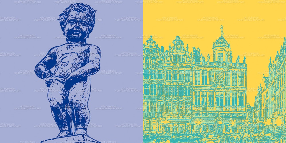 Leinwandbild Classics - Belgien - Brüssel - 4904