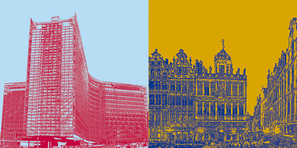 Leinwandbild Classics - Belgien - Brüssel - 4908