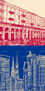 Tableau sur toile Classiques - Allemagne - Hambourg - 50151