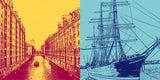 Tableau sur toile Classiques - Allemagne - Hambourg - 50229