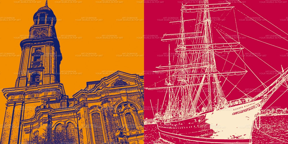 Tableau sur toile Classiques - Allemagne - Hambourg - 50231
