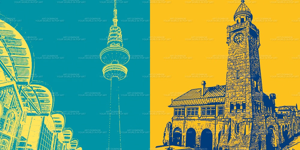 Tableau sur toile Classiques - Allemagne - Hambourg - 50235
