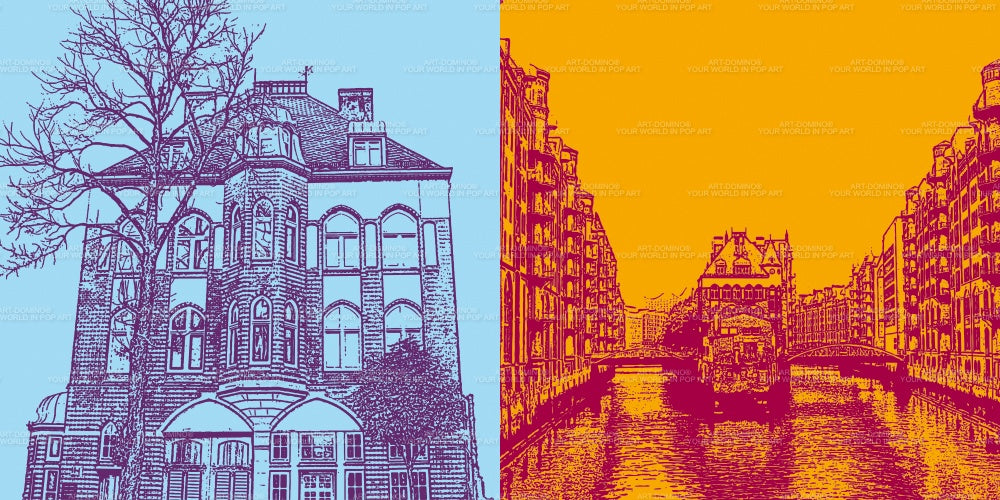 Tableau sur toile Classiques - Allemagne - Hambourg - 50283