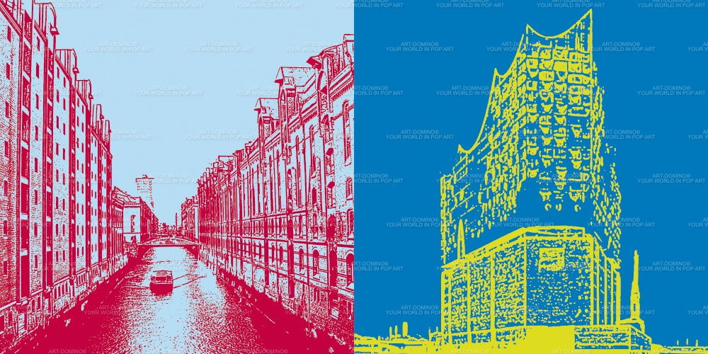 Tableau sur toile Classiques - Allemagne - Hambourg - 5091