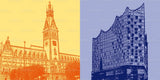 Tableau sur toile Classiques - Allemagne - Hambourg - 5094