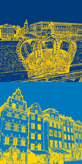 Leinwandbild Classics - Schweden - Stockholm - 5305