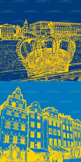 Leinwandbild Classics - Schweden - Stockholm - 5305