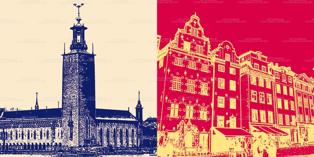 Leinwandbild Classics - Schweden - Stockholm - 5311
