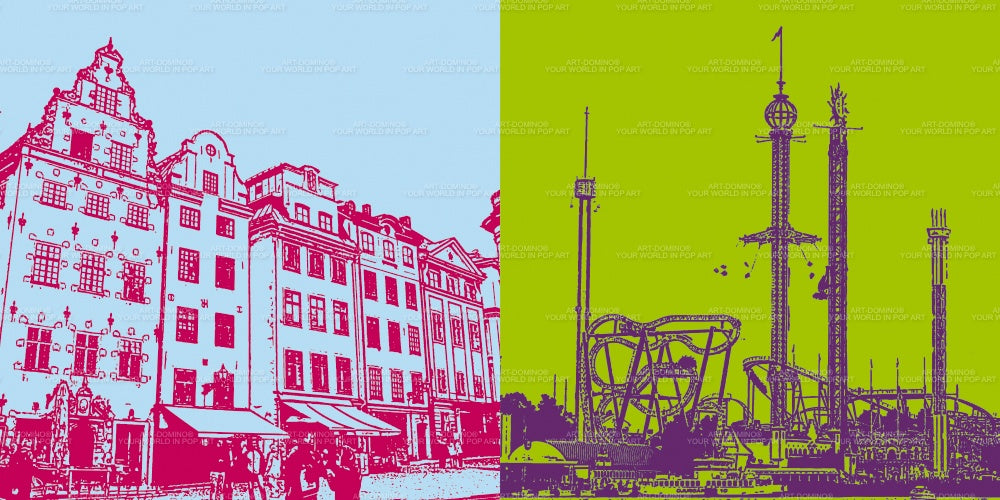 Leinwandbild Classics - Schweden - Stockholm - 5314