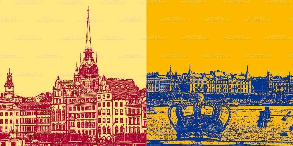 Leinwandbild Classics - Schweden - Stockholm - 5316