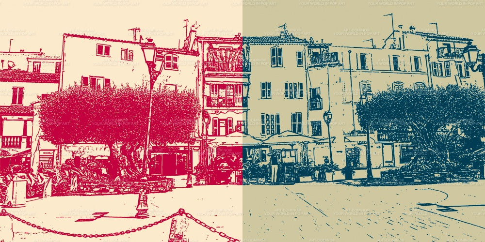 Leinwandbild Classics - Frankreich - Saint Tropez - 5508